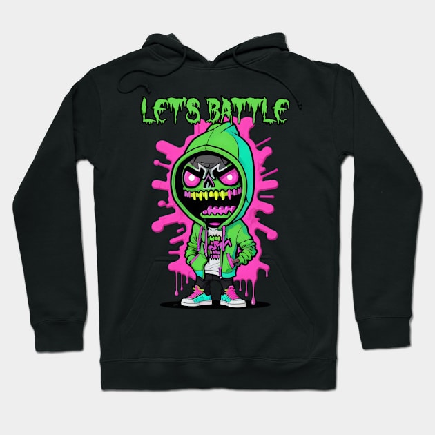 Lets Battle Hoodie by Asu Tropis